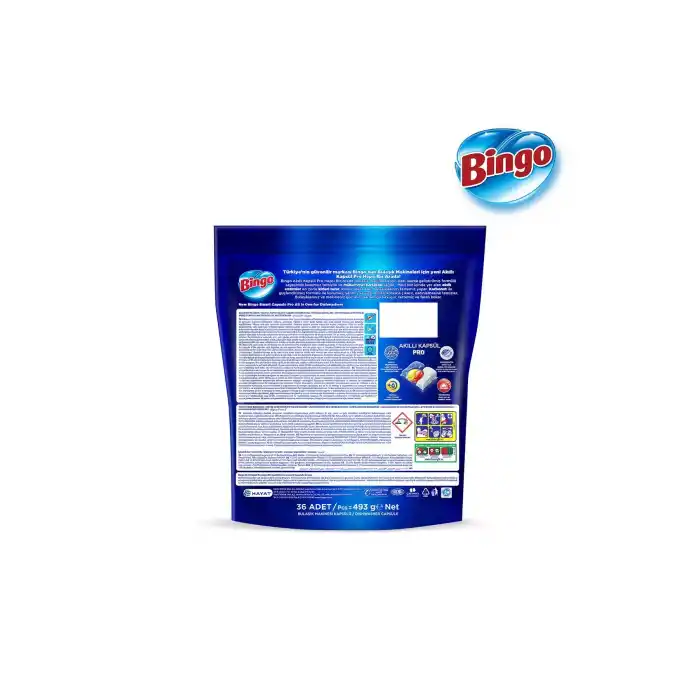Bingo Akıllı Kapsül Pro Bulaşık Makinesi Deterjanı 36 Adet