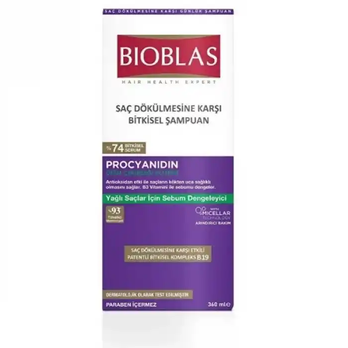 Bioblus Saç Dökülmesine Karşı Bitkisel Şampuan 360ml.