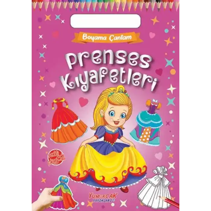 Boyama Çantam - Prenses Kıyafetleri