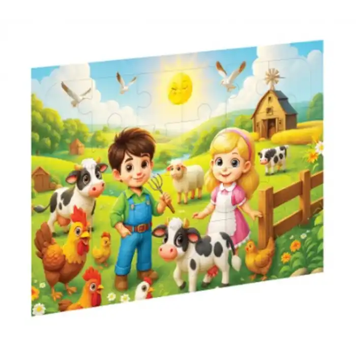 Çiftlik Ahşap Puzzle