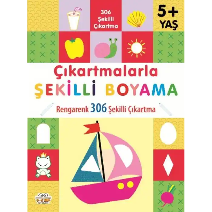 Çıkartmalarla Şekilli Boyama 5 Yaş Üstü