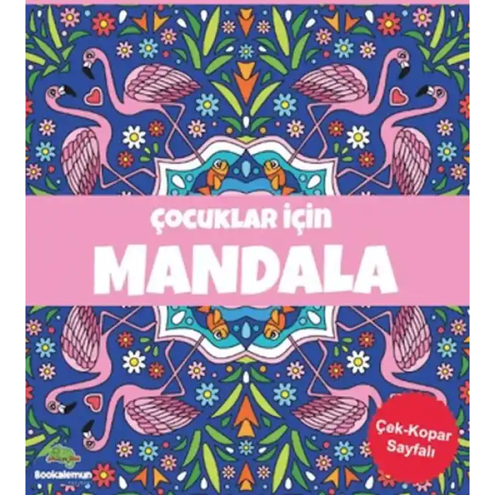 Çocuklar İçin Mandala - Lacivert