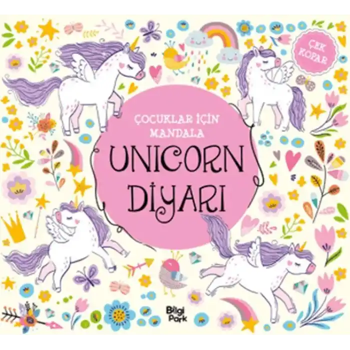 Çocuklar İçin Mandala - Unicorn Diyarı
