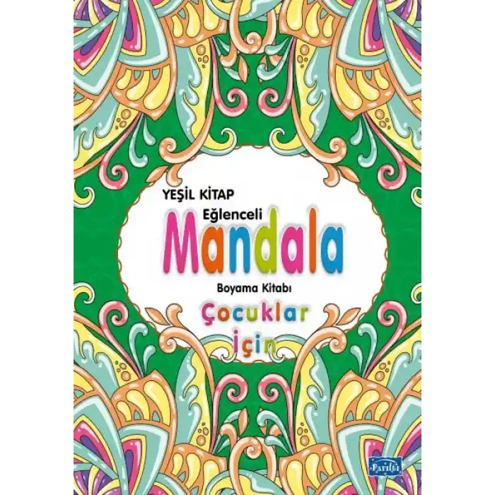 Çocuklar İçin Mandala Yeşil