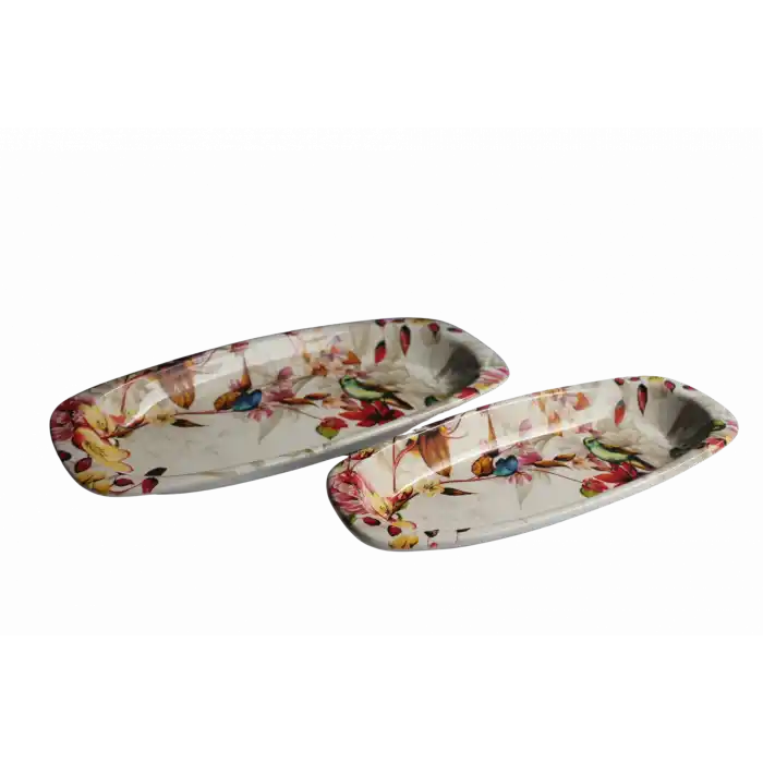 Dijital Baskılı 2li Dikdötgen Servis Tabağı 32cm 29cm