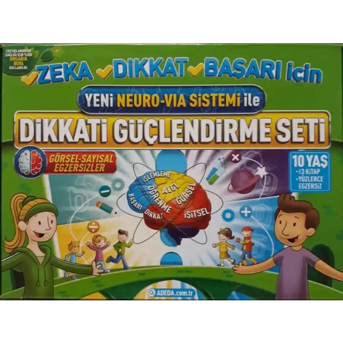 Dikkati Güçlendirme Seti  4. Sınıf – 10 Yaş-Neuro-Via
