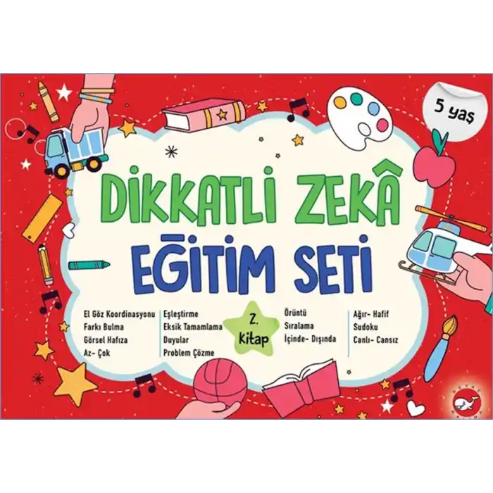 Dikkatli Zeka Eğitim Seti - 2. Kitap (5 Yaş)
