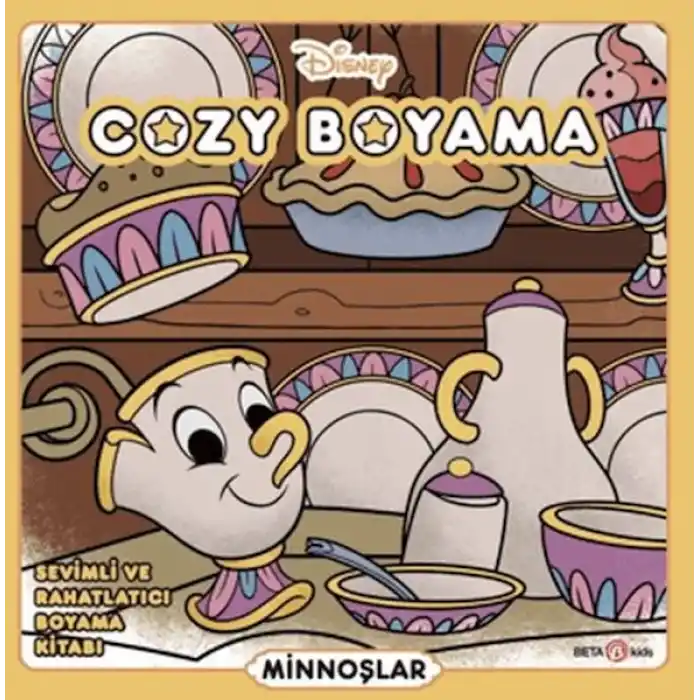 Disney Cozy Boyama, Sevimli ve Rahatlatıcı Boyama Kitabı - Minnoşlar