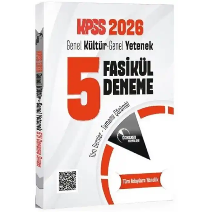 Doktrin Yayınları 2026 KPSS Genel Yetenek Genel Kültür 5 Deneme