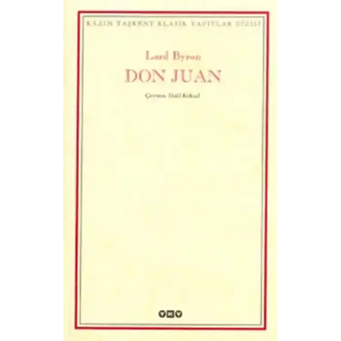 Don Juan (Ciltli)