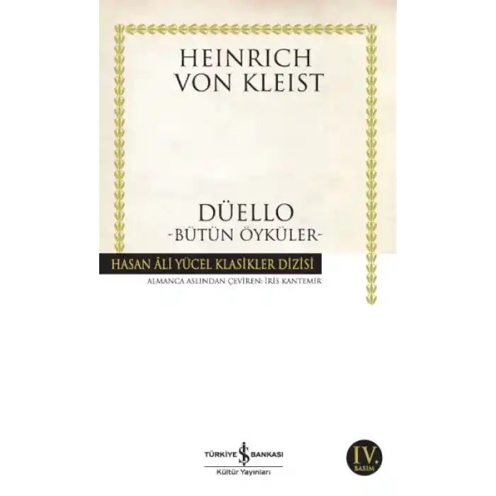 Düello - Bütün Öyküler - Hasan Ali Yücel Klasikleri