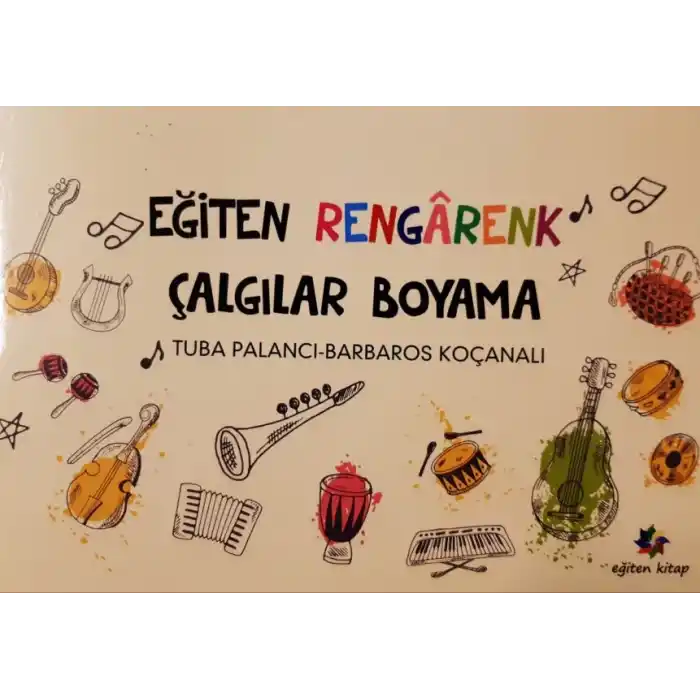 Eğiten Rengarenk Çalgılar Boyama