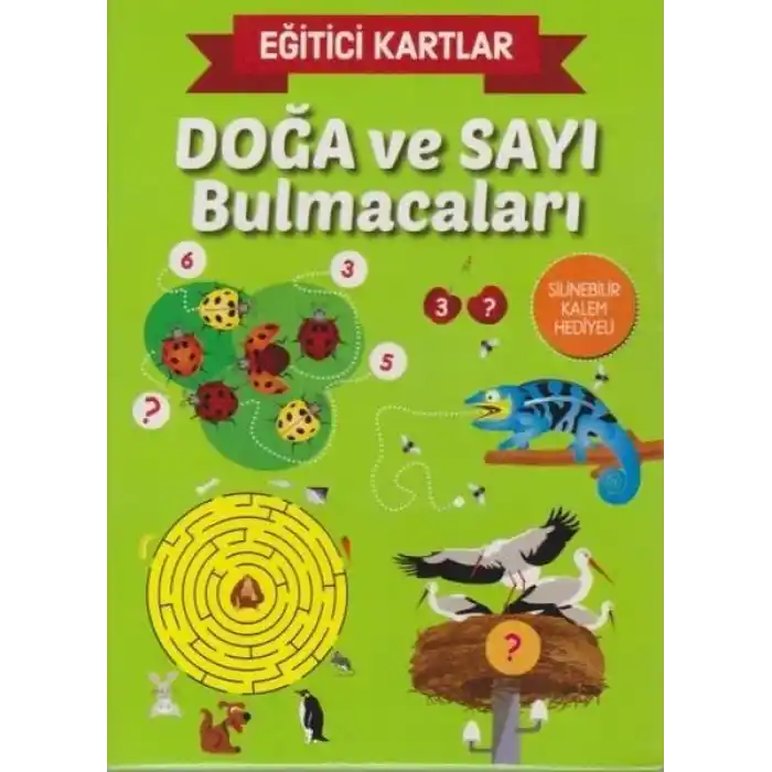 Eğitici Kartlar Doğa ve Sayı Bulmacaları