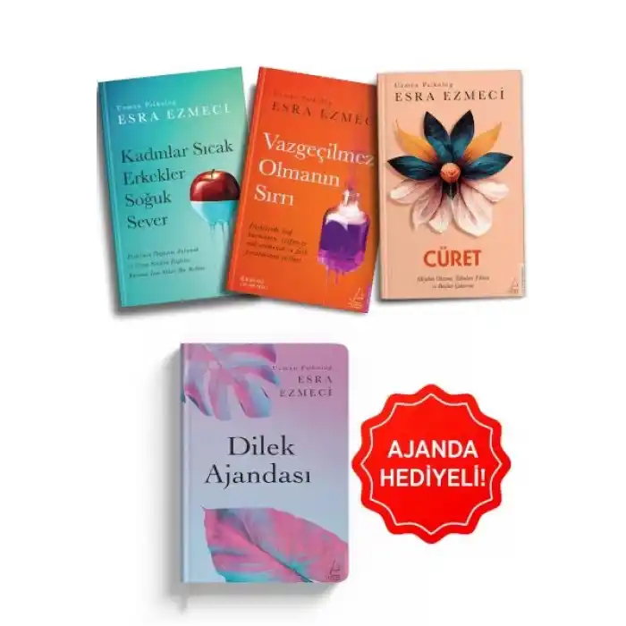 Esra Ezmeci İlişkiler Seti 3 Kitap Dilek Ajanda Hediyeli