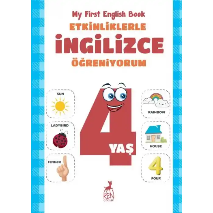 Etkinliklerle İngilizce Öğreniyorum 4 Yaş - My First English Book