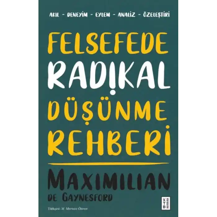 Felsefede Radikal Düşünme Rehberi