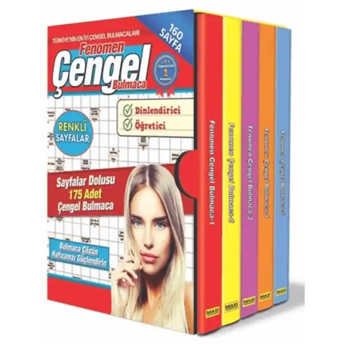 Fenomen Çengel Bulmaca Seti - 5 Kitap