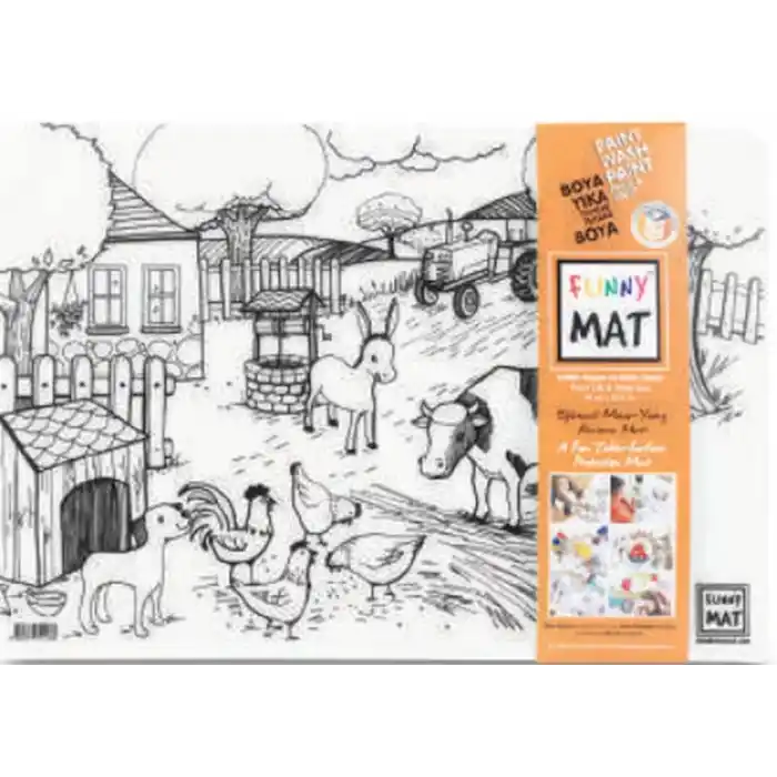 Funny Mat - Çiftlik Ve Derin Deniz 33,5 x 48 cm