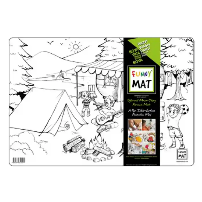 Funny Mat- Kamptayız - 33,5x48cm