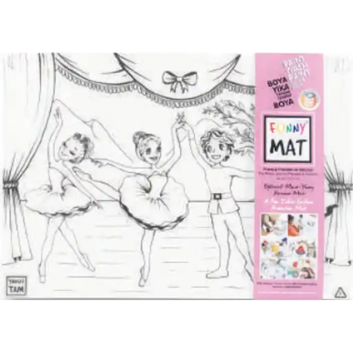 Funny Mat - Prens İle Prenses Ve Dansçılar 33,5 x 48 cm