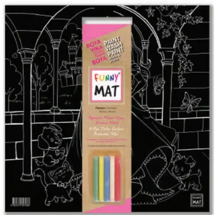 Funny Mat - Prenses 40x40cm