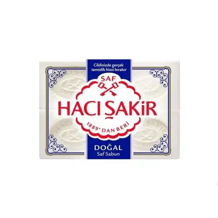 Hacı Şakir 4lü Saf Katı Sabun 150x4 600gr.