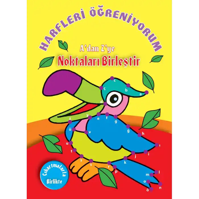 Harfleri Öğreniyorum Adan Zye Noktaları Birleştir