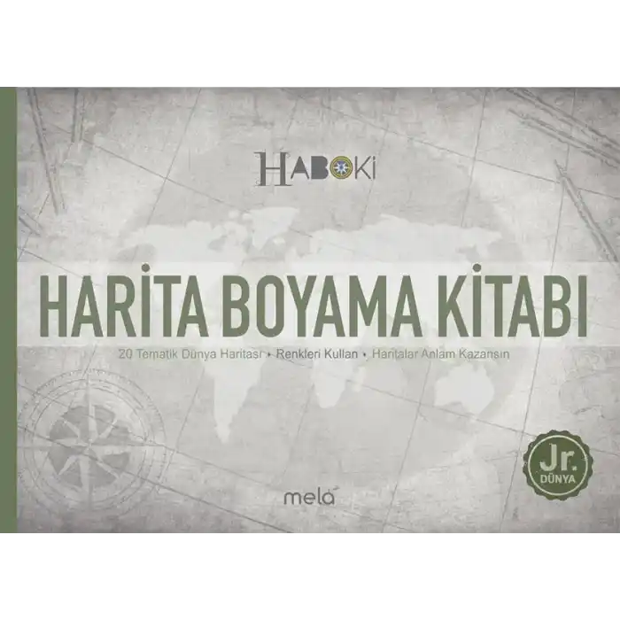 Harita Boyama Kitabı 20 Tematik Dünya Haritası