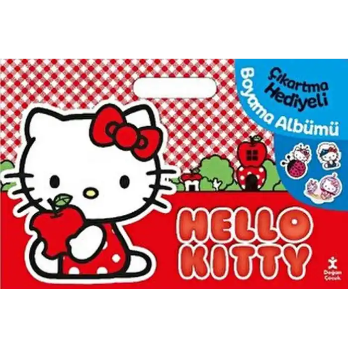 Hello Kitty Çıkartma Hediyeli Boyama Albümü