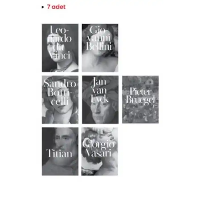 İkonik Tablolar Kartpostal Seti (7li)