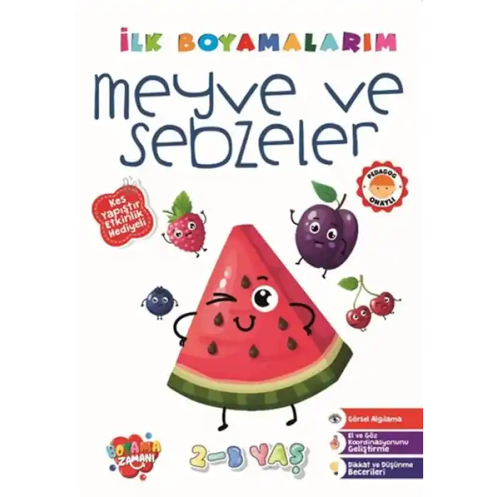 İlk Boyamalarım - Meyve veSebzeler