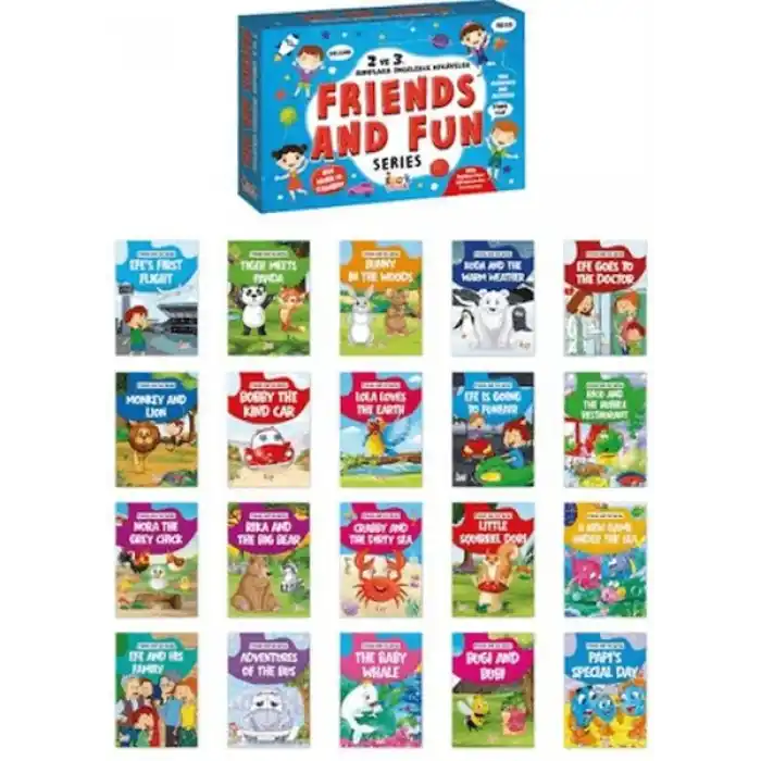 İngilizce Hikayeler 2 ve 3. Sınıf (20 Kitap)