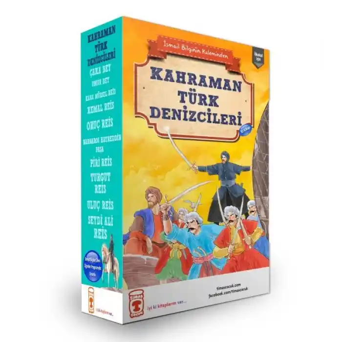 Kahraman Türk Denizciler Seti (10 Kitap)