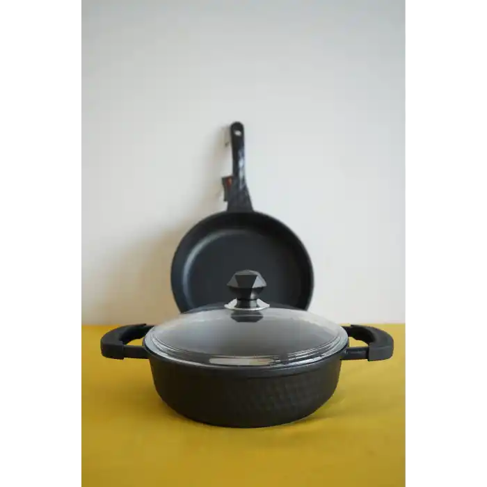 Kahramanlar Motto 2li Set 1 Tencere 1 Tava