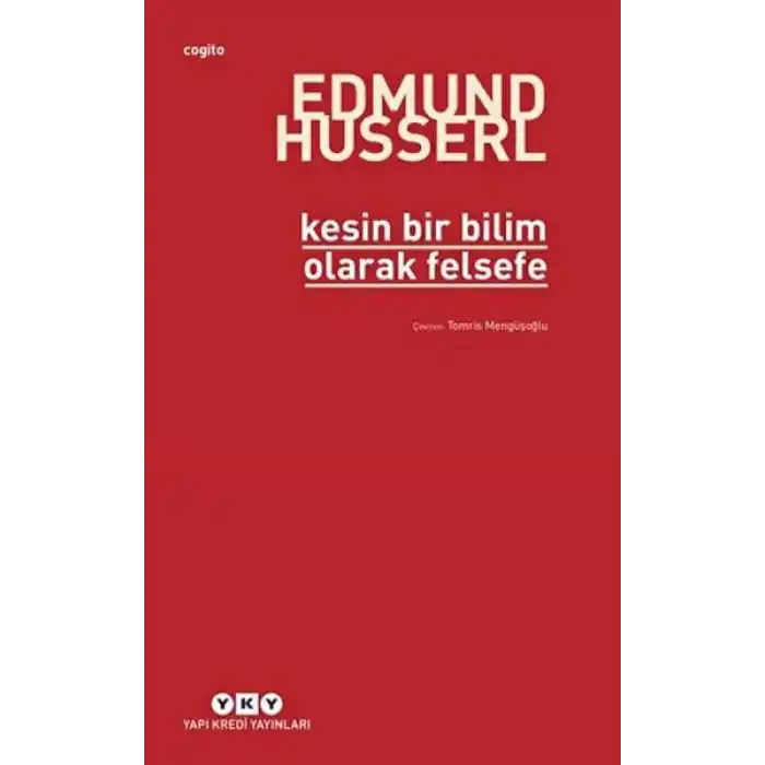 Kesin Bir Bilim Olarak Felsefe