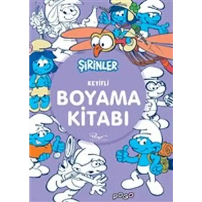Keyifli Boyama Kitabı - Şirinler