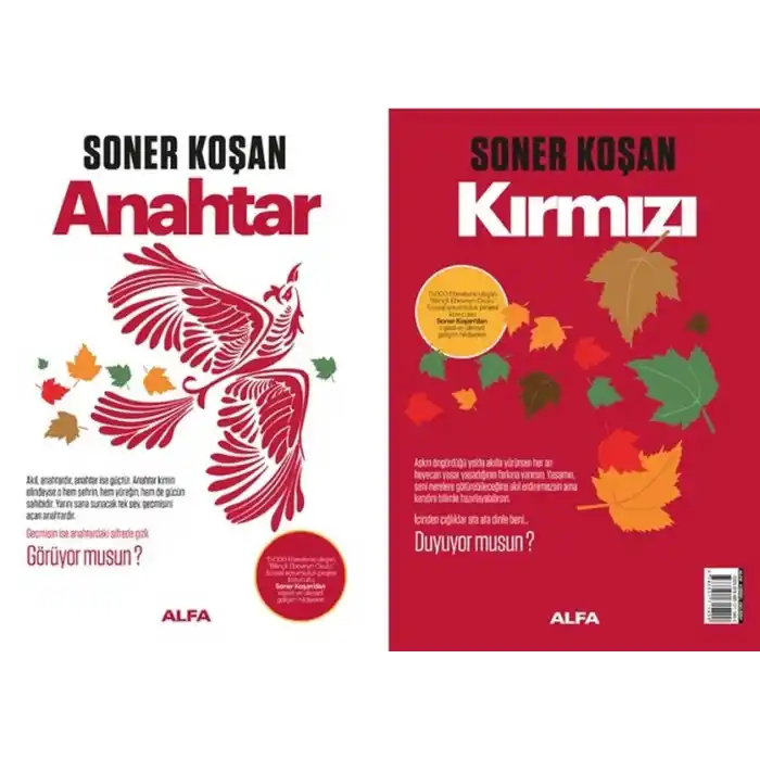 Kırmızı - Anahtar (Çift Taraflı Kitap)