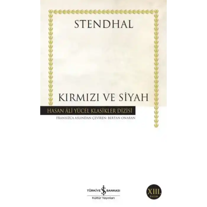 Kırmızı ve Siyah - Hasan Ali Yücel Klasikleri