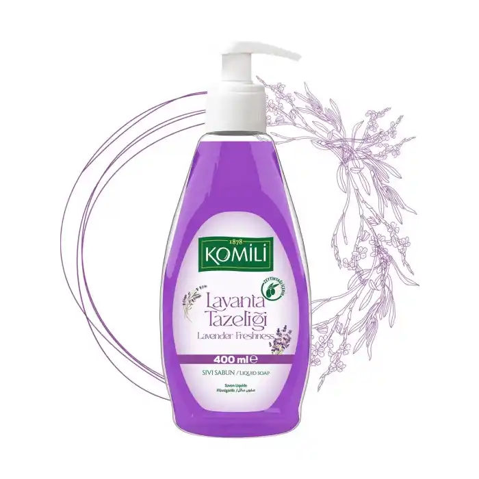 Komili Lavanta Tazeliği Sıvı Sabun 400ml.