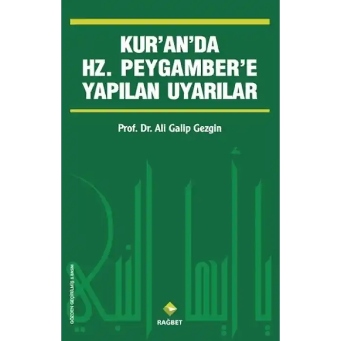 Kuranda Hz.Peygambere Yapılan Uyarılar