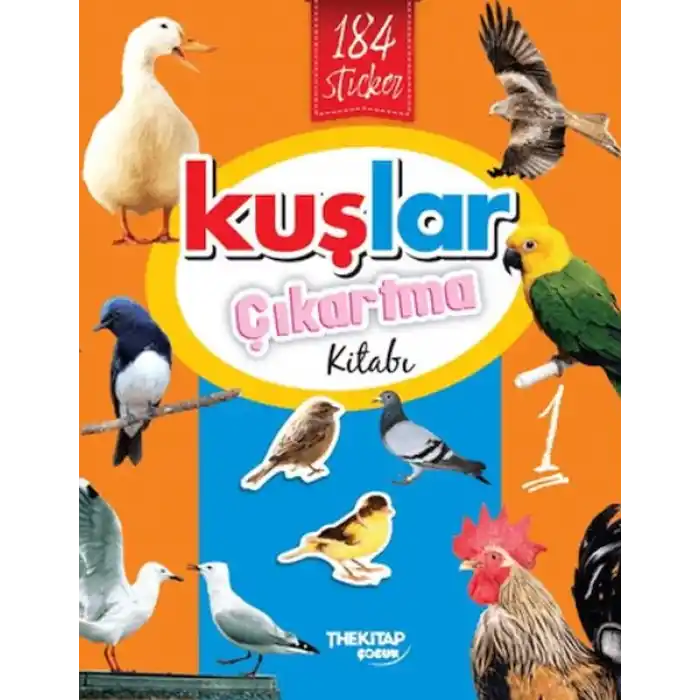 Kuşlar Çıkartma Kitabı - 1