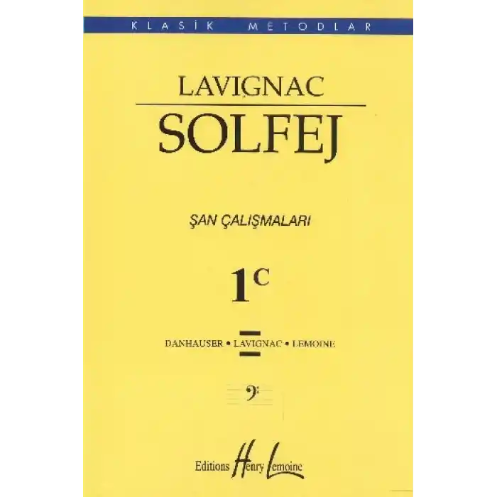 Lavignac 1C - Solfej Şan Çalışmaları