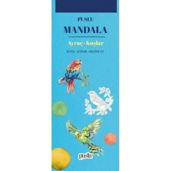 Mandala Ayraç - Kuşlar