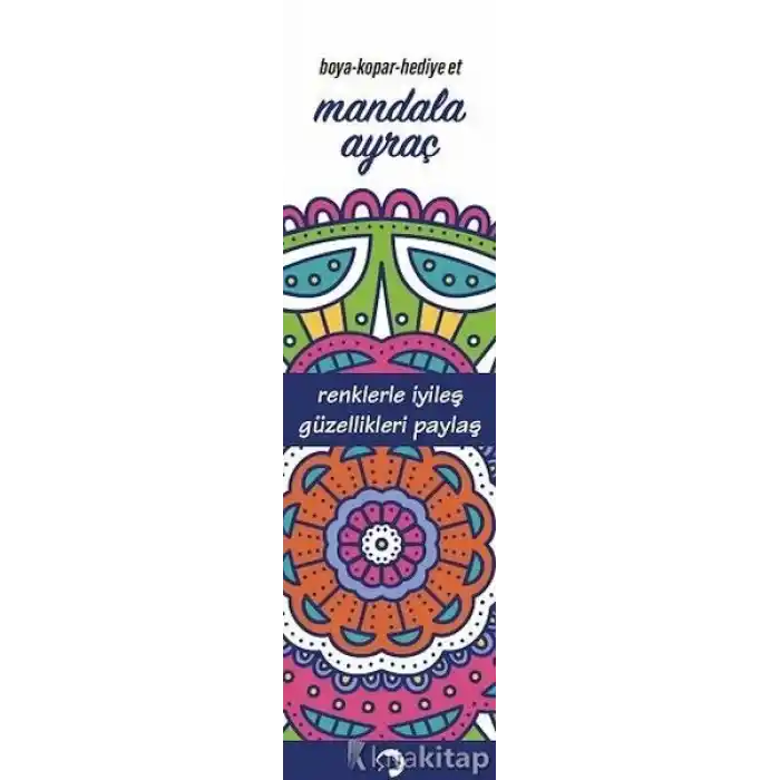 Mandala Ayraç Lacivert