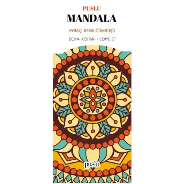 Mandala Ayraç - Renk Cümbüşü