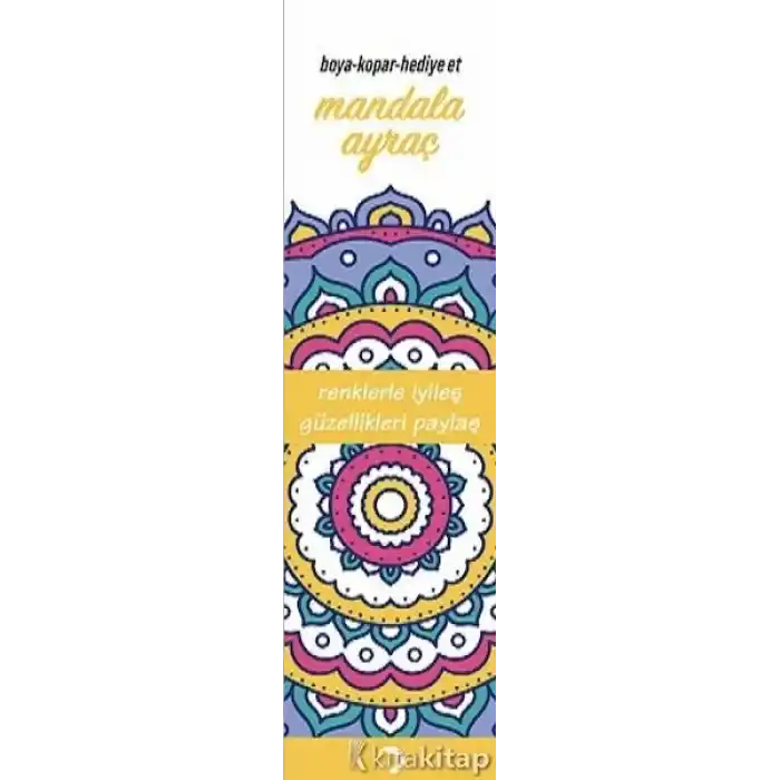 Mandala Ayraç Sarı