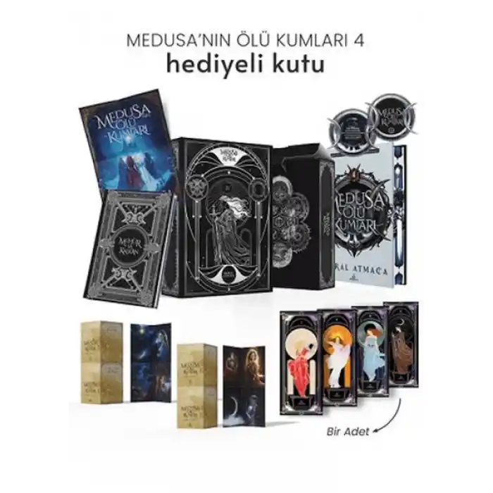 Medusanın Ölü Kumları 4 - Hediyeli Tekli Kutu (Yan Boyamalı) (Ciltli)