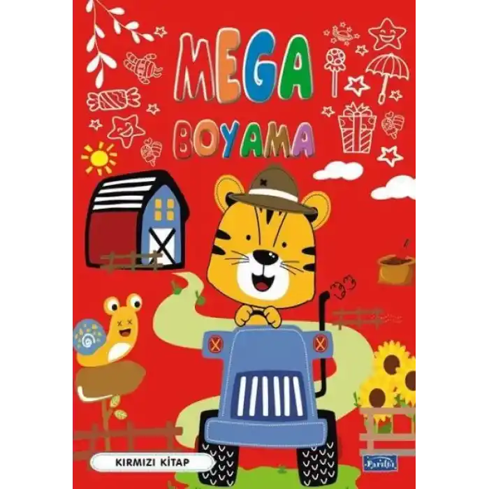 Mega Boyama Kırmızı Kitap
