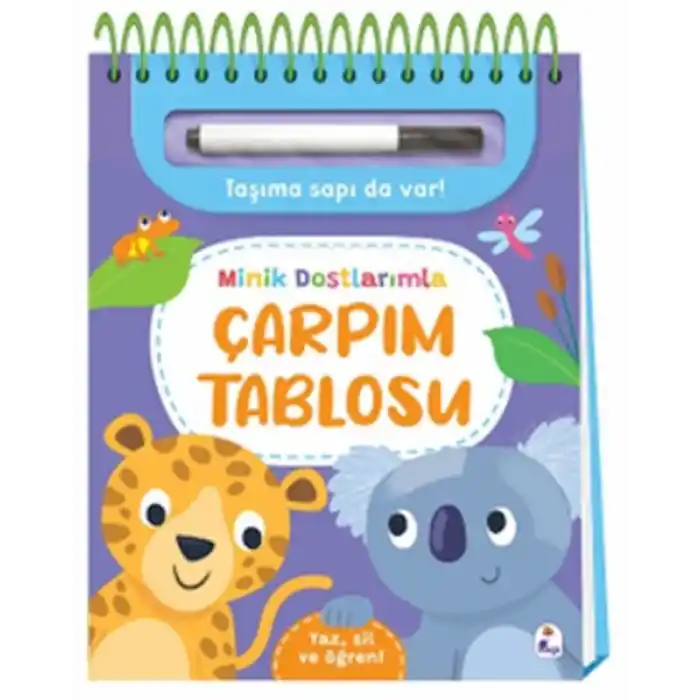 Minik Dostlarımla Çarpım Tablosu – Yaz, Sil ve Öğren