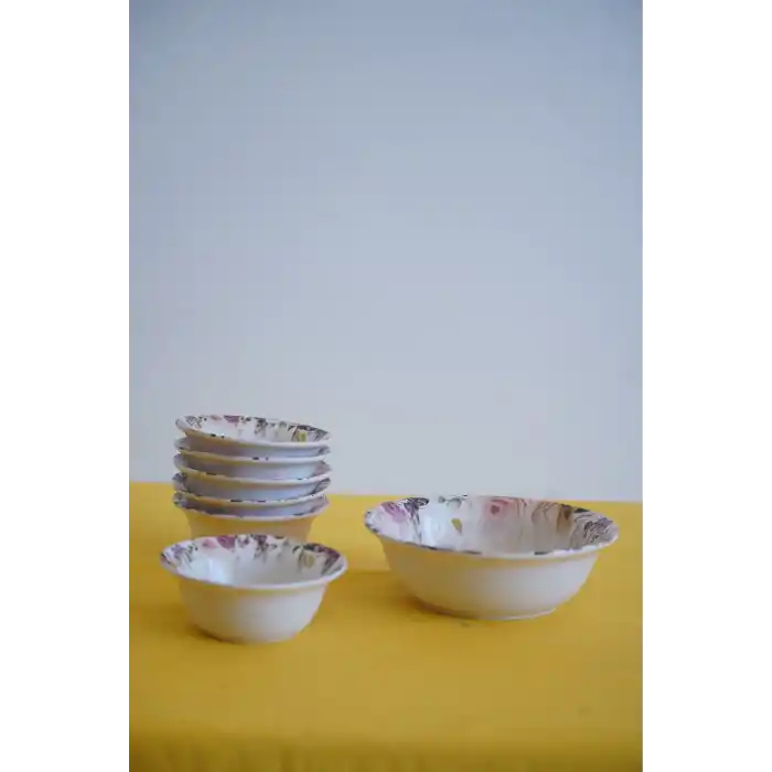 Dijital Baskılı 7li Çerezlik Kase